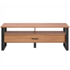 Rack F41 Dalla Costa 140cm 1 Gaveta Freijó e Preto