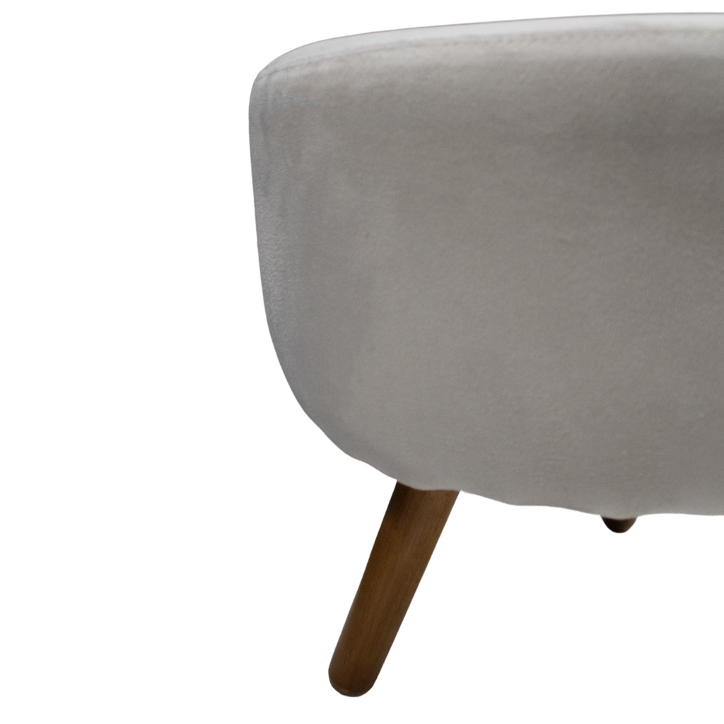 Puff Smart Perfan 40cm Veludo Caqui Amendoa