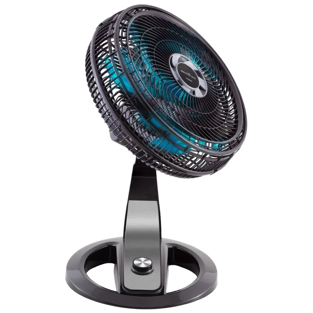 Ventilador de Mesa/Parede Britânia Turbo Super Ventus BVT495PA 10 Pás 47cm Preto 220V
