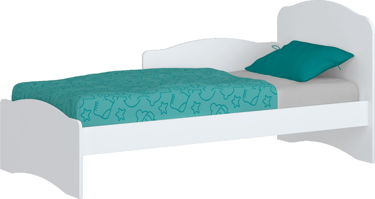 Berço Mini Cama Bala de Menta Henn 3 em 1 60cm Branco