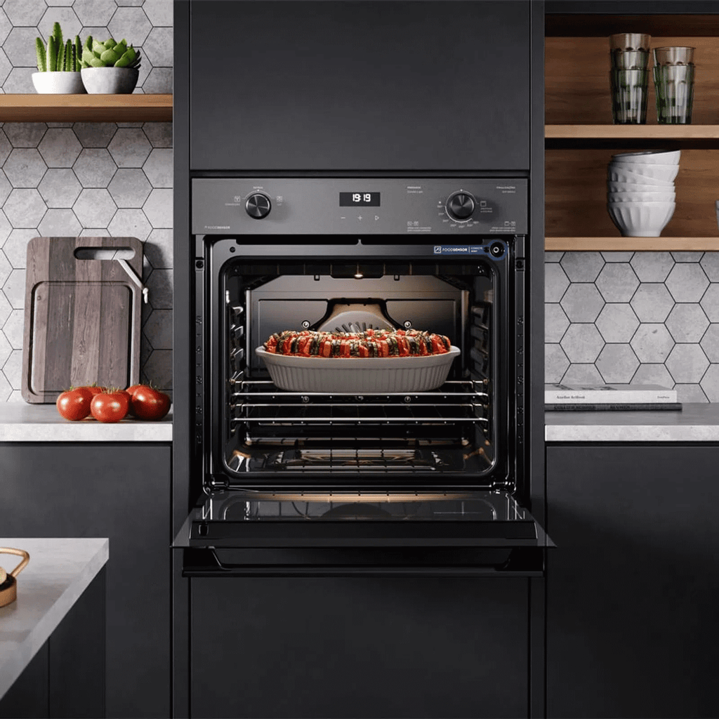 Forno de Embutir a Gás Electrolux 80L OE8GF Experience com Convecção e Grill Cinza 220V