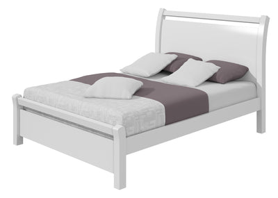 Cama Reali Casal Lopas 140cm Branco