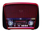 Rádio Portátil Retrô Fsound FS-1631 USB Bluetooth Vermelho Bivolt