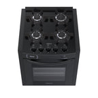 Fogão 4 Bocas Venax de Embutir Gaudi Prisma Vitreo Grades Individuais Preto Bivolt