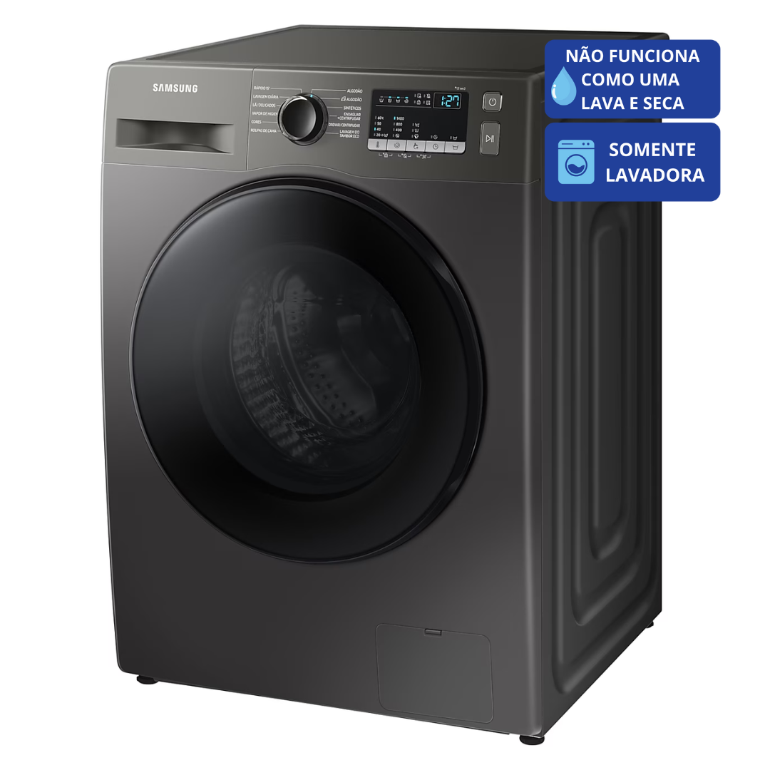 Lavadora de Roupas Samsung 11Kg Inverter WW11T Inox Look 220V