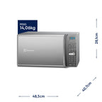 Micro-ondas Electrolux 27L Menu On Line Prata 220V