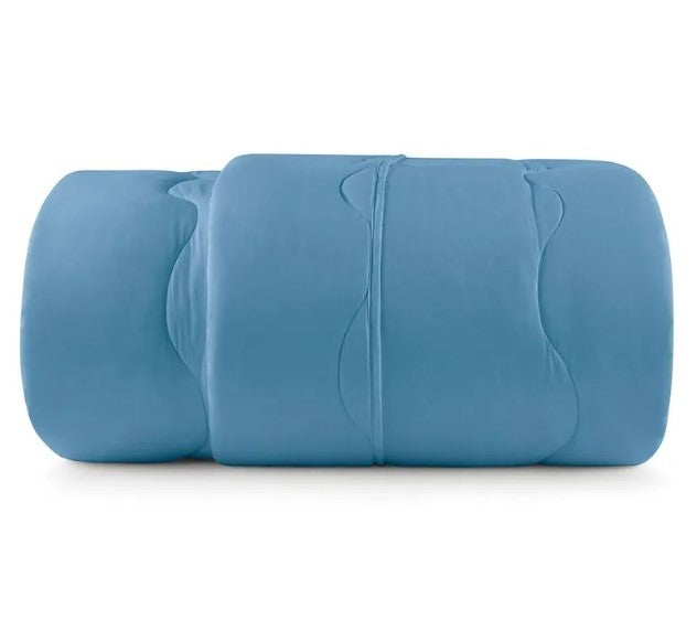 Edredom Queen Altenburg Toque Acetinado Four Season Azul 260x240cm