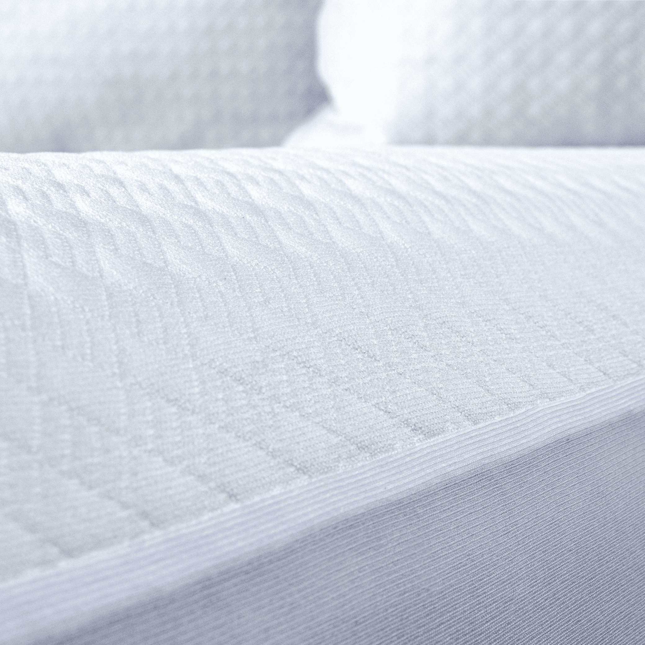 Protetor de Colchão Casal Naturalle Jacquard 140x190cm Branco