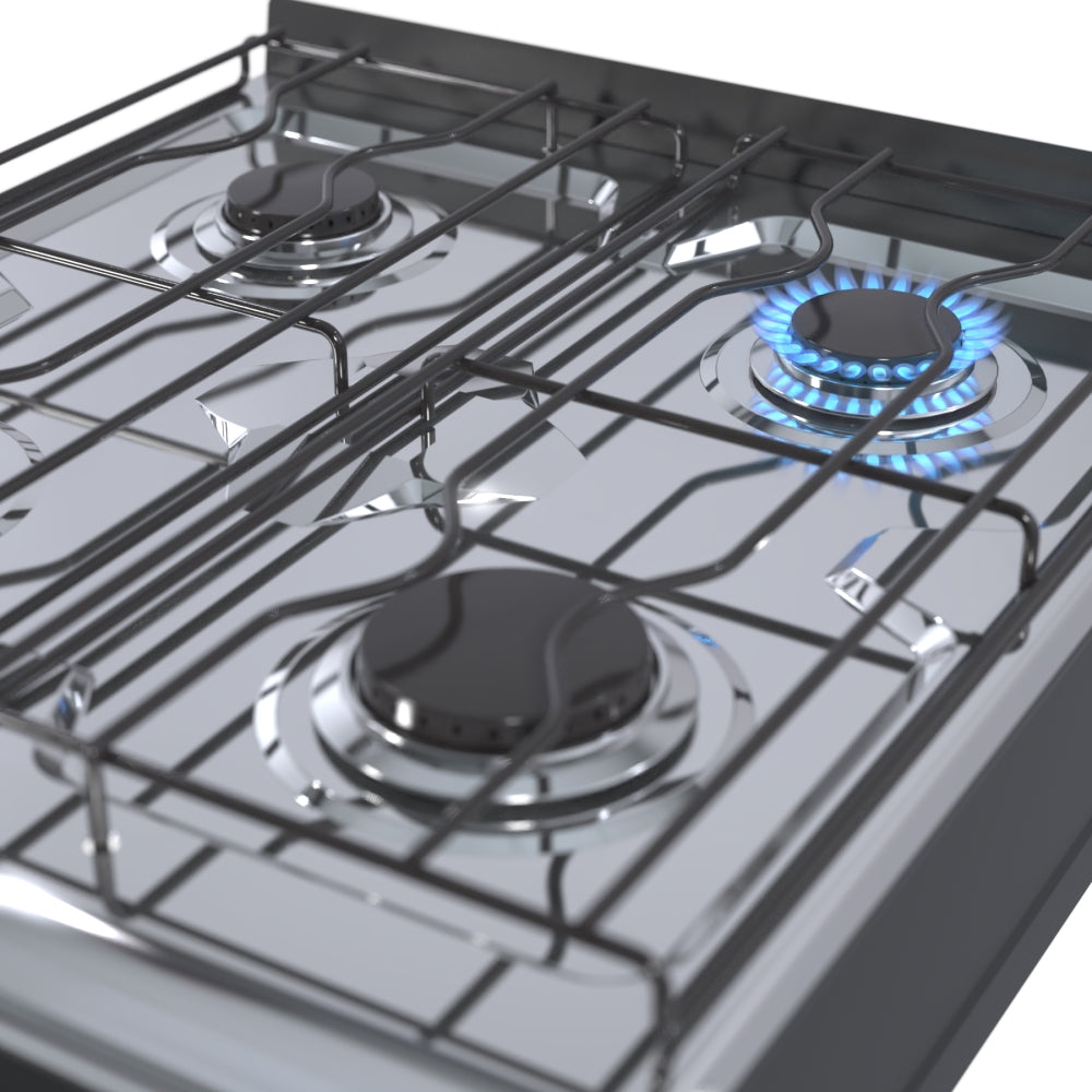Fogao de Mesa à Gás 4 Bocas Flamatop Venax Preto 220V