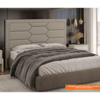 Cabeceira Delta Perfan 160x13cm Linho Rato