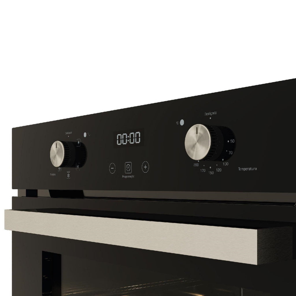 Forno de Embutir Elétrico Fischer 82L Infinity Touch com Convecção 28607-65779 Preto 220V