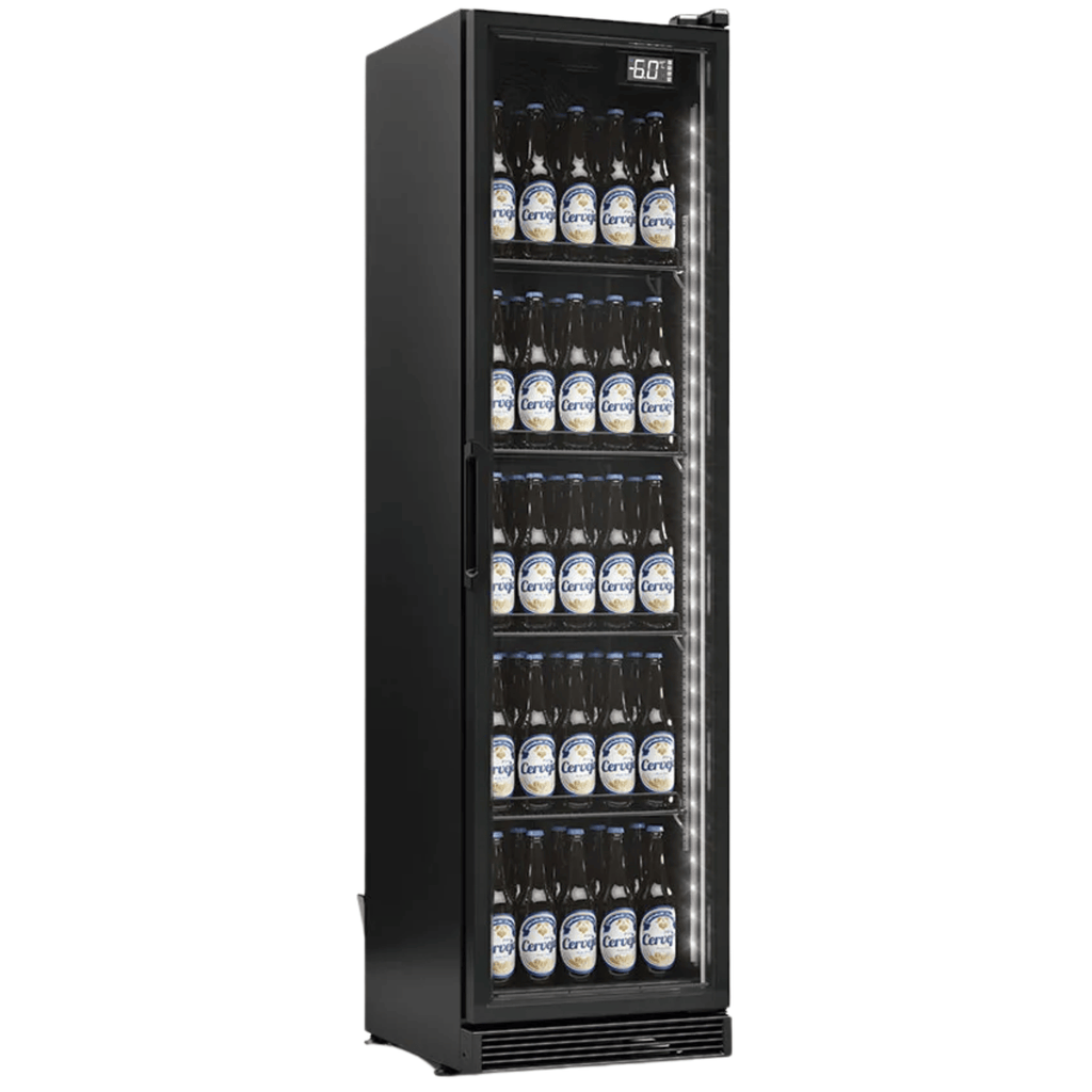 Cervejeira Gelopar 310L GCB-30LB Porta de Vidro Iluminação em LED Preto 220V