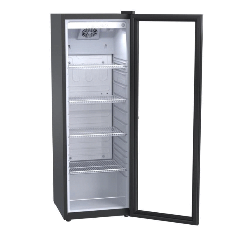 Expositora de Bebidas Venax 200L VV200 Preto Fosco 220V