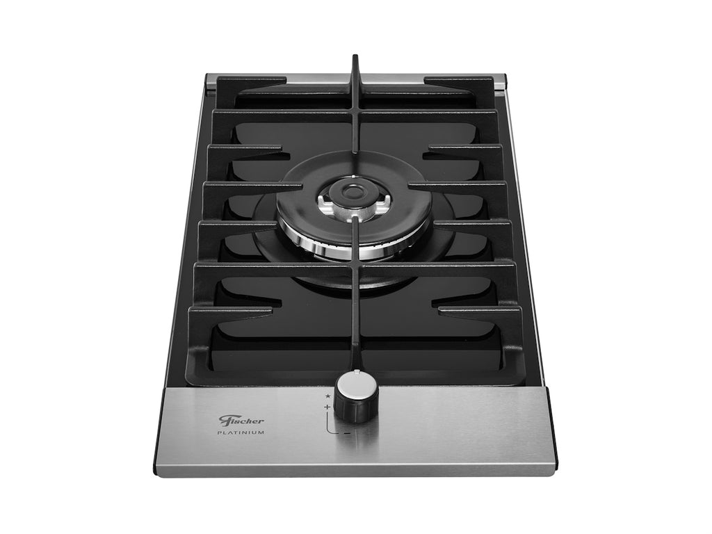Cooktop a Gás Fischer 1 Boca Platinium Trempe em Ferro Fundido Bivolt