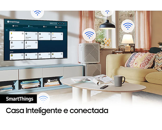 Smart TV Led 85" 4K UHD Samsung UN85DU80 Wifi Bivolt