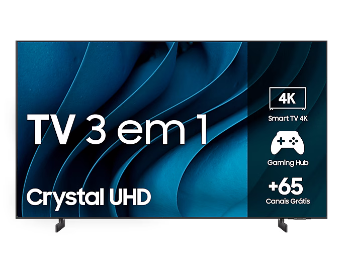 Smart TV Led 85" 4K UHD Samsung UN85DU80 Wifi Bivolt
