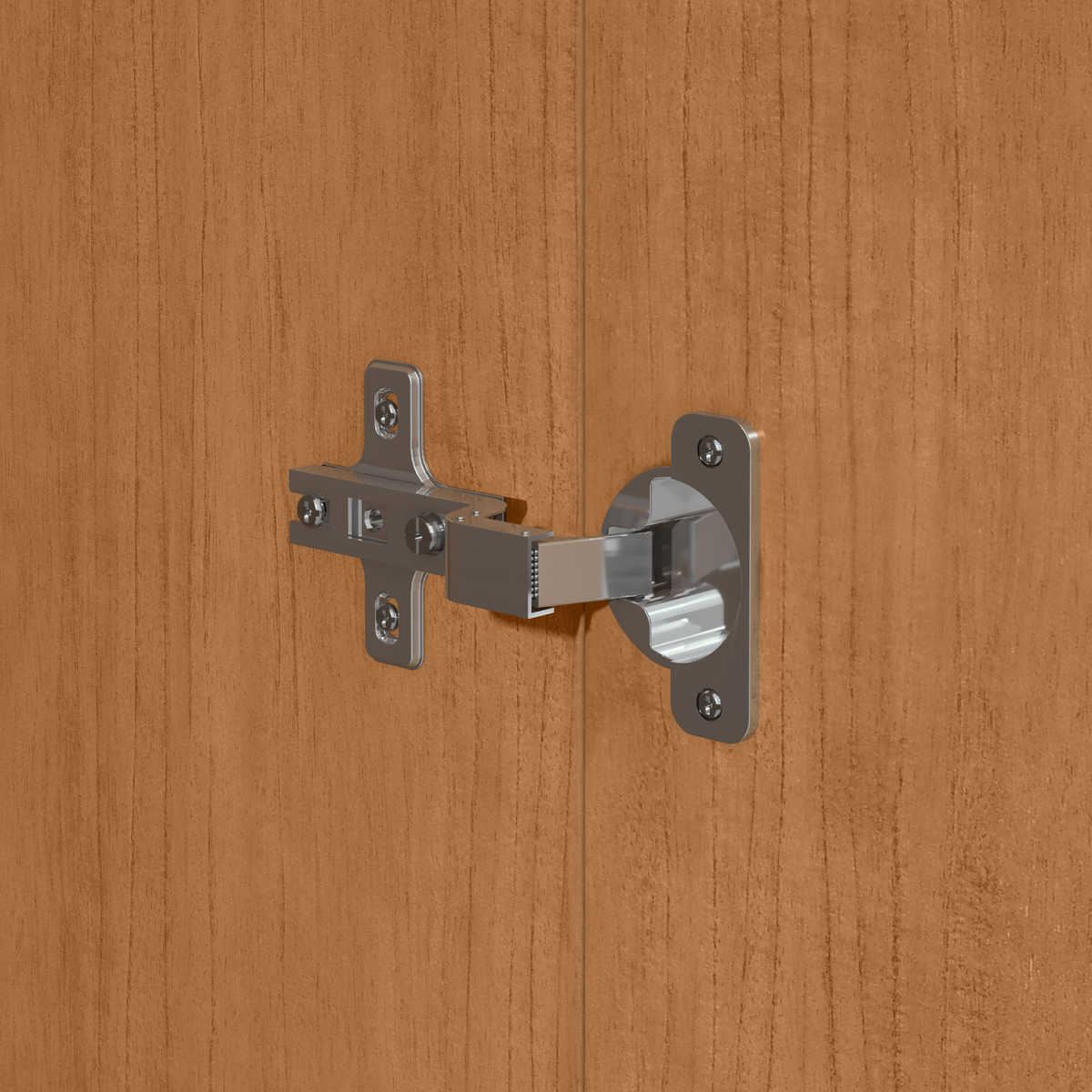 Roupeiro Imperatore Lopas  274cm 100% MDF 6 Portas com Puxador em Madeira Amêndoa Clean