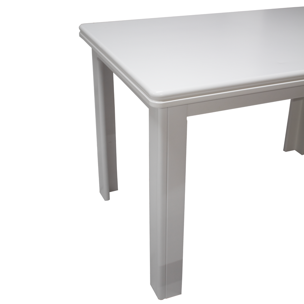 Mesa Retangular Milena Matte 120x80cm Madeira Branco