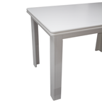 Mesa Retangular Milena Matte 120x80cm Madeira Branco