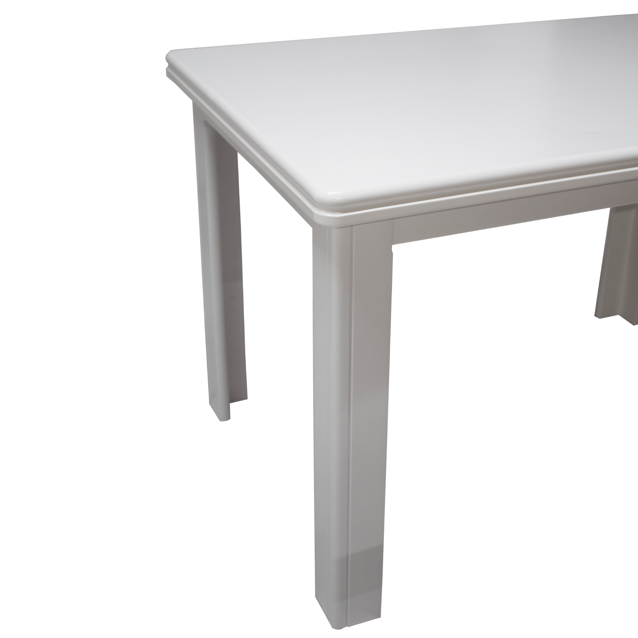 Mesa Retangular Milena Matte 120x80cm Madeira Branco