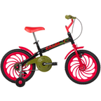 Bicicleta Caloi Aro 16 Power Rex Preto