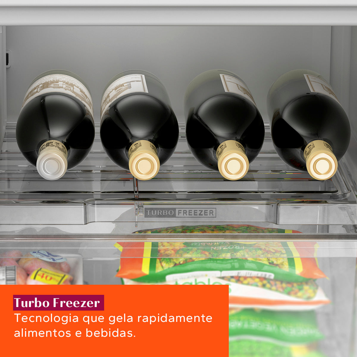 Refrigerador Brastemp 447L BRE57 Duplex Inverse Branco 220V