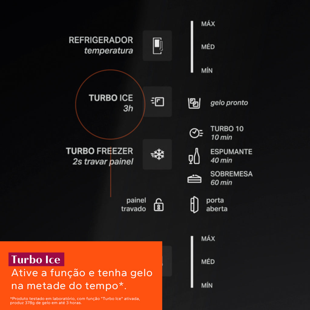 Refrigerador Brastemp 447L BRE57 Duplex Inverse Branco 220V