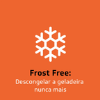 Refrigerador Brastemp 375L BRM44HK Duplex Cor Inox 220V