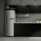 Refrigerador Brastemp 375L BRM44HK Duplex Cor Inox 220V