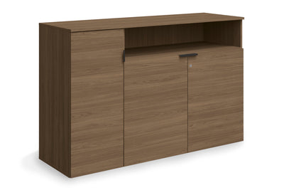 Armário Médio para Escritório Frame com Chave F208 Kappesberg 3 Portas Munique