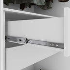 Roupeiro Zeine Lopas 180cm 2 Portas Correr com Espelho Flex Branco