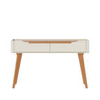 Aparador ARC 136cm Imcal 2 Gavetas Off White e Nature