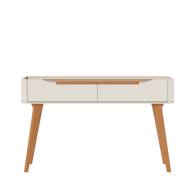 Aparador ARC 136cm Imcal 2 Gavetas Off White e Nature