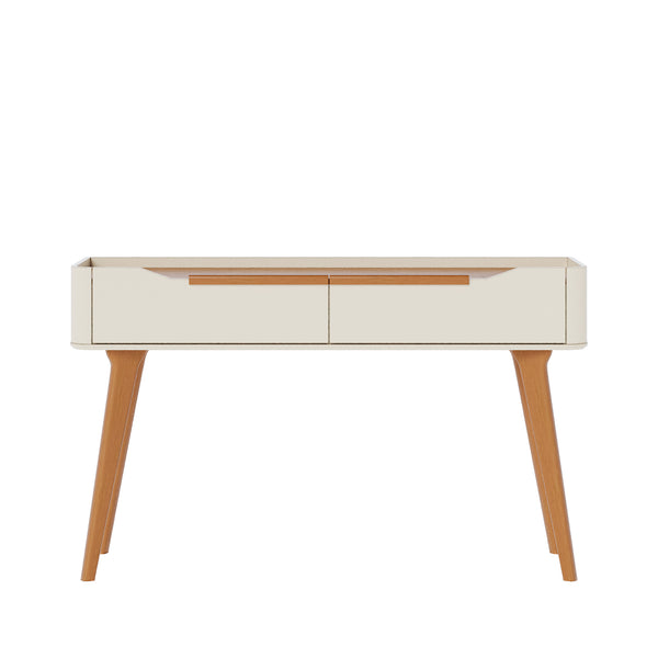Aparador ARC 136cm Imcal 2 Gavetas Off White e Nature