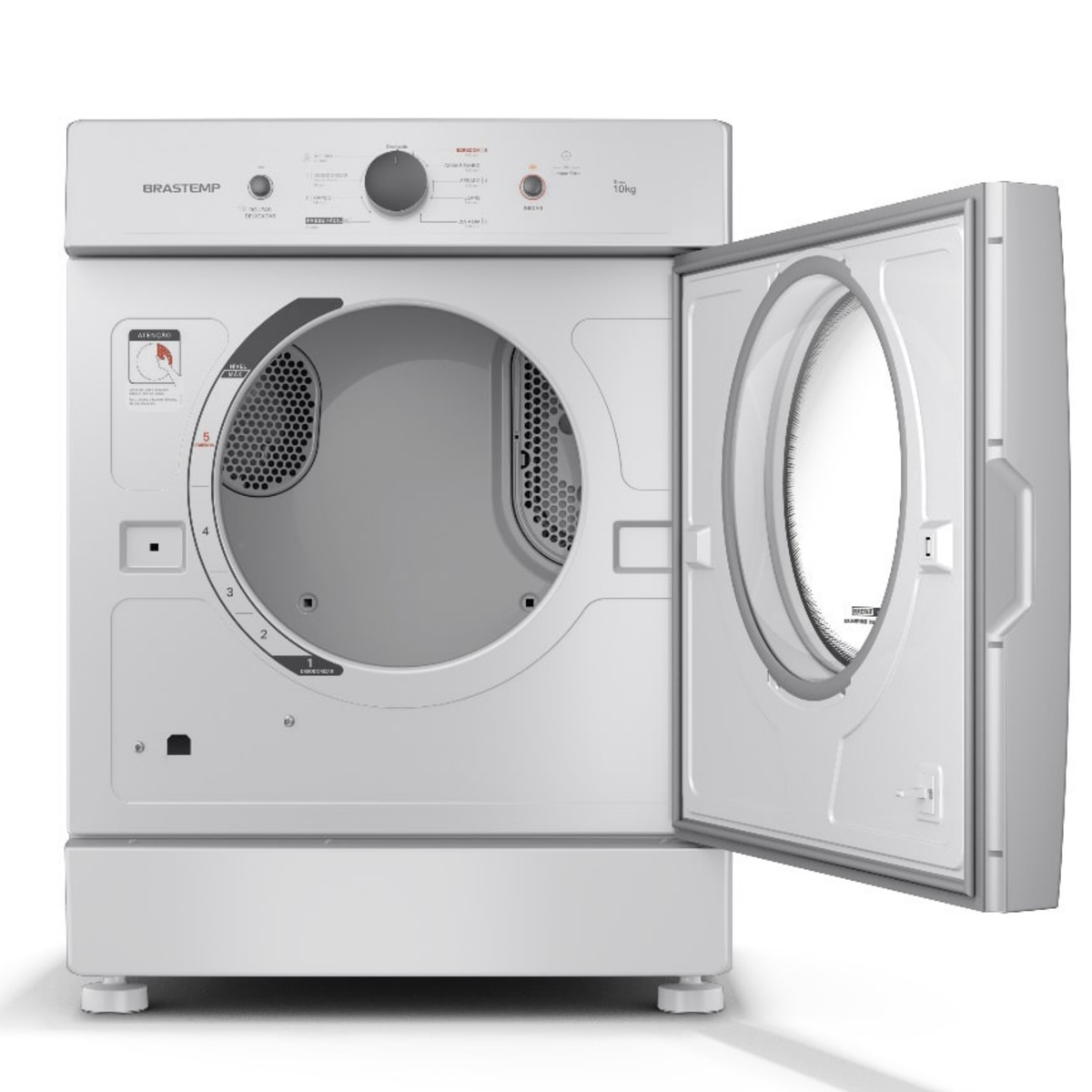 Conjunto Brastemp Lavadora de Roupas 18kg Advanced BWF18AB + Secadora Piso 10kg BSR10BB 220V