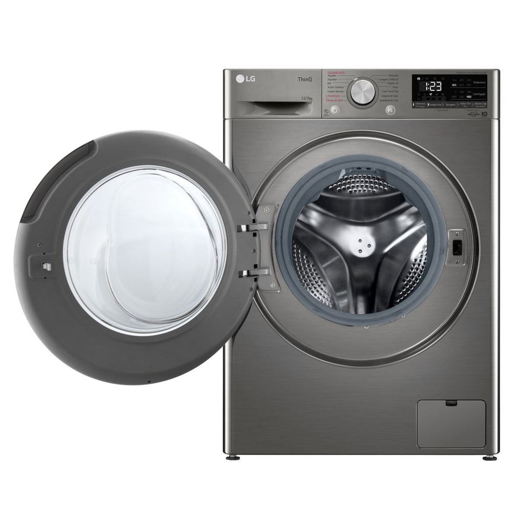 Lava e Seca LG 12KG VC4 AI DD Smart Inox 220V