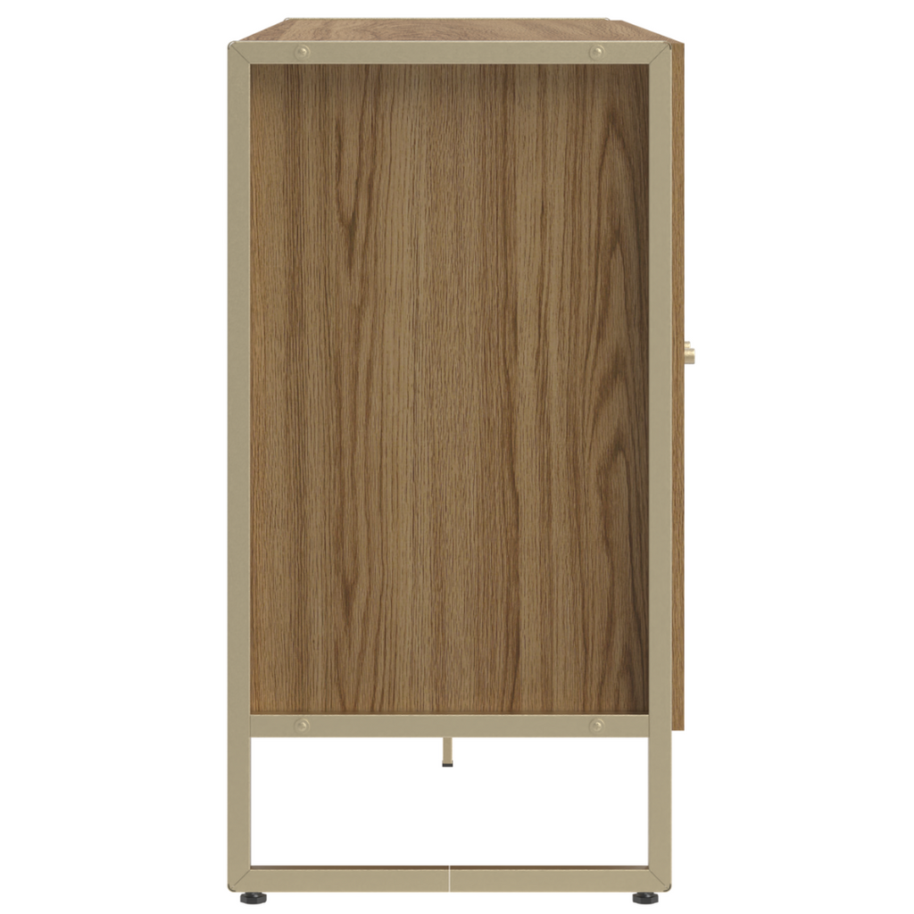 Armário Balcão Voss Província 147cm 4 Portas Freijó e Champanhe