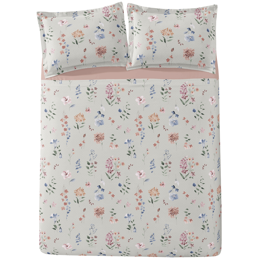 Jogo de Roupa de Cama Queen 4 Peças Hedrons Toque de Algodão Linna