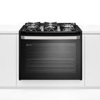 Fogão de Embutir 5 Bocas Electrolux Preto Experience FE5EP com Mesa de Vidro, PerfectCook360 e VaporBake 220V