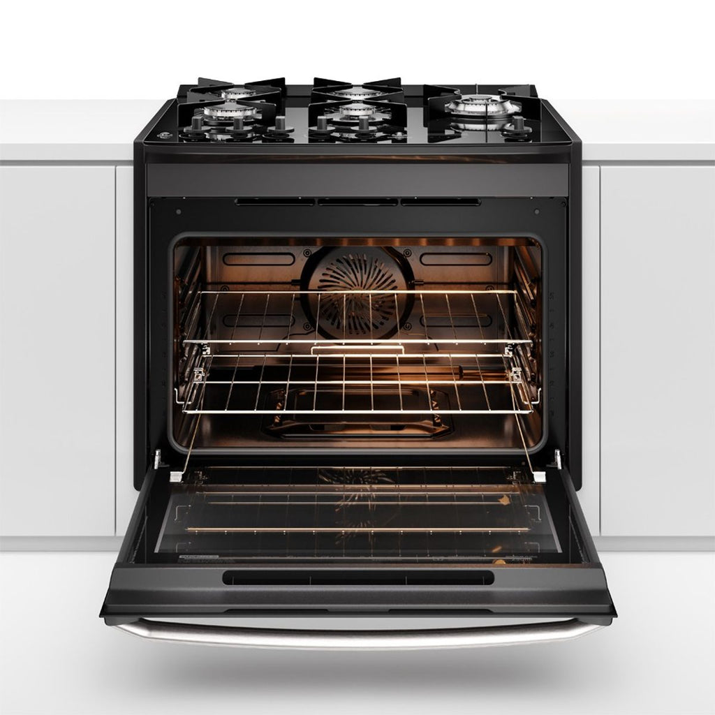 Fogão de Embutir 5 Bocas Electrolux Preto Experience FE5EP com Mesa de Vidro, PerfectCook360 e VaporBake 220V