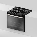 Fogão de Embutir 5 Bocas Electrolux Preto Experience FE5EP com Mesa de Vidro, PerfectCook360 e VaporBake 220V