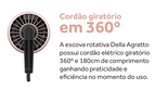 Escova de cabelo Rotativa Agratto Della 1200/1000W Bivolt