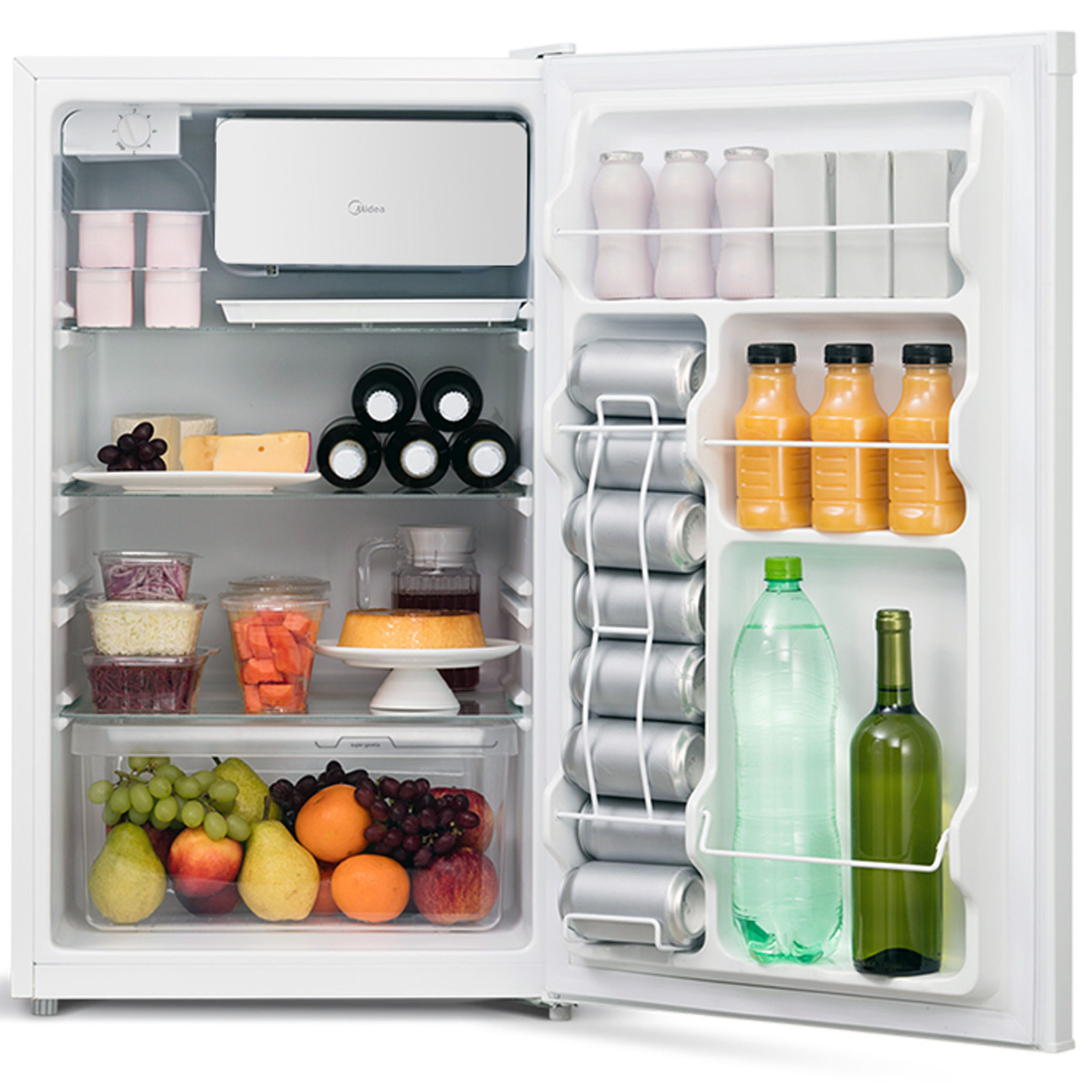 Frigobar Midea 124L MDRD181 Inverter Branco Bivolt