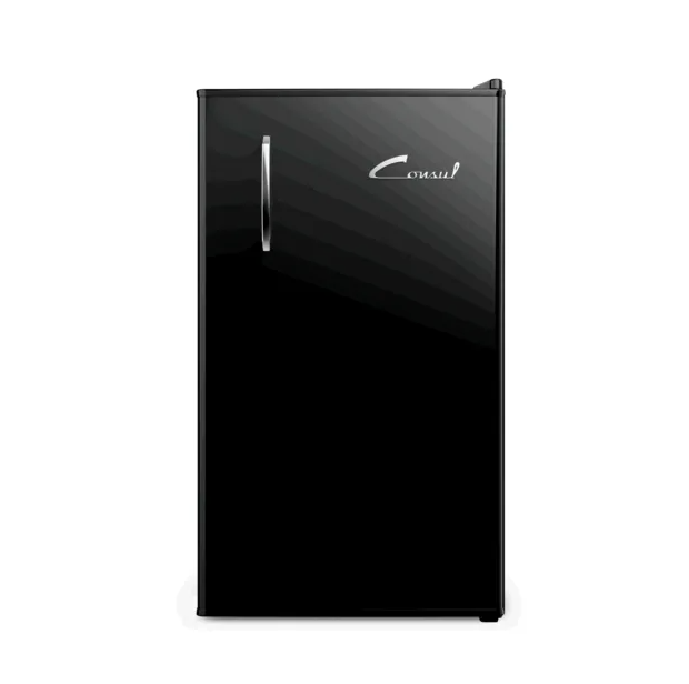 Frigobar Consul Retrô 117L CRA12AE Preto Vinil 220V