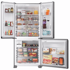 Refrigerador Brastemp 630L BRO88AKXNA 3 Portas Inteligente B=Smart French Door Inverter Inox Bivolt
