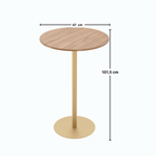 Mesa Bistro Provincia Orb Canella e Dourado