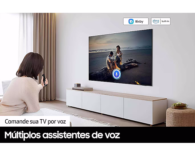 Smart TV LED 55" 4K Samsung 55DU7700 UHD Gaming Hub Bivolt