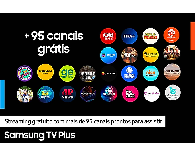 Smart TV LED 55" 4K Samsung 55DU7700 UHD Gaming Hub Bivolt