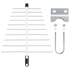 Antena Externa Aquário Log Periódica Digital UHF/HDTV LU-20