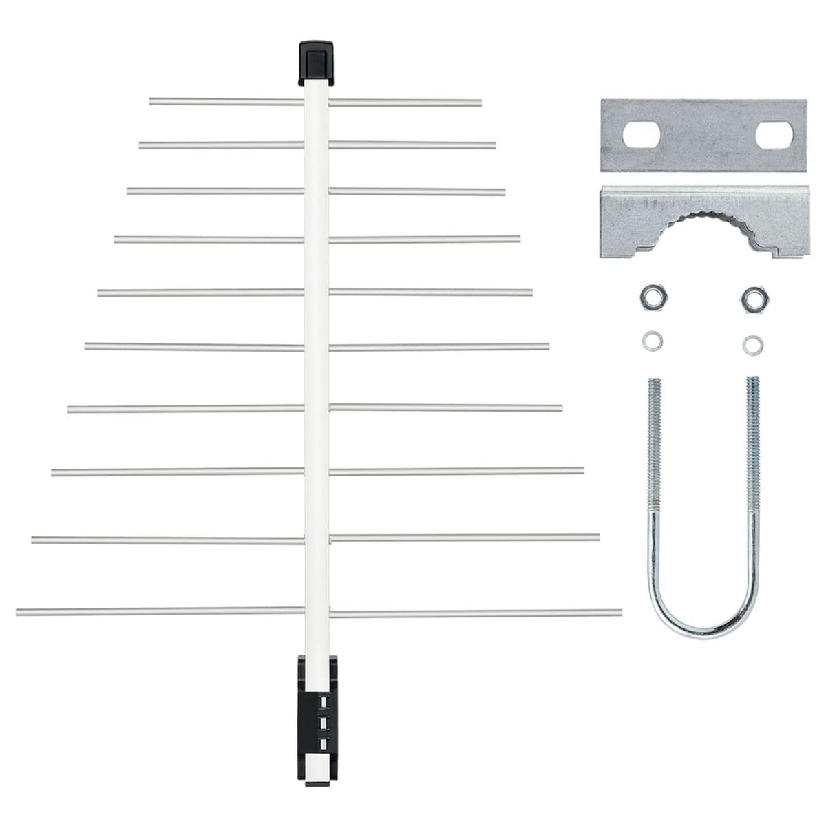 Antena Externa Aquário Log Periódica Digital UHF/HDTV LU-20